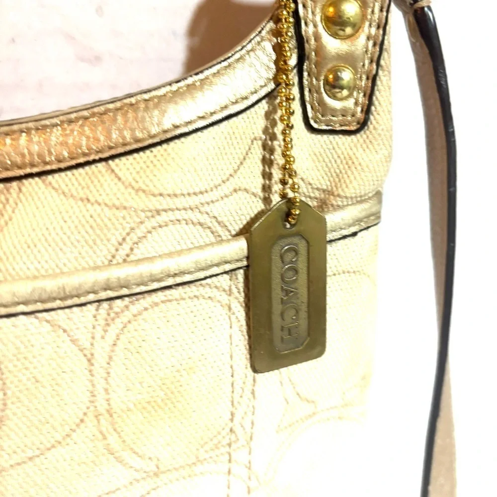 Coach Beige Crossbody Bag